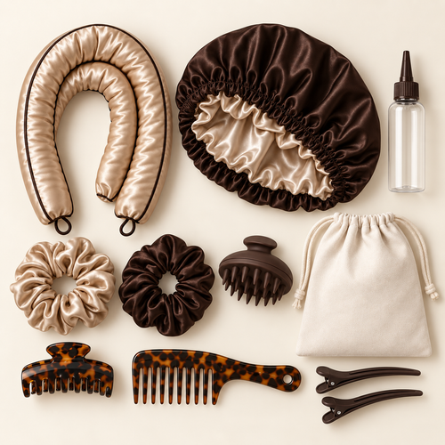 AUDORME complete overnight styling and scalp-care ritual kit